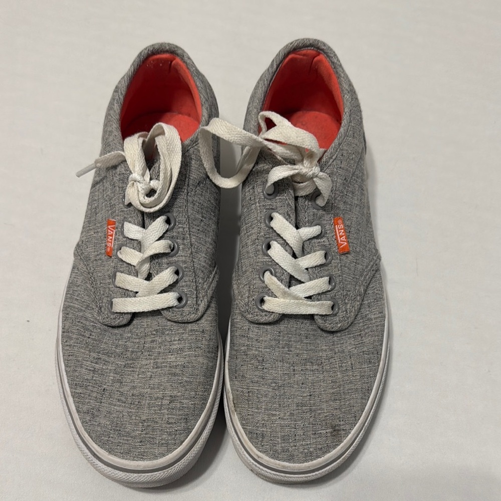 Vans Grey and White Sneakers